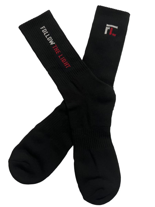 Men’s Followthelight Crew Sock (Original Black)